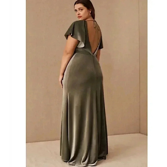 BHLDN Anthropologie New Jenny Yoo Ellis Gown Maxi Dress Bridesmaid Formal - Picture 2 of 15